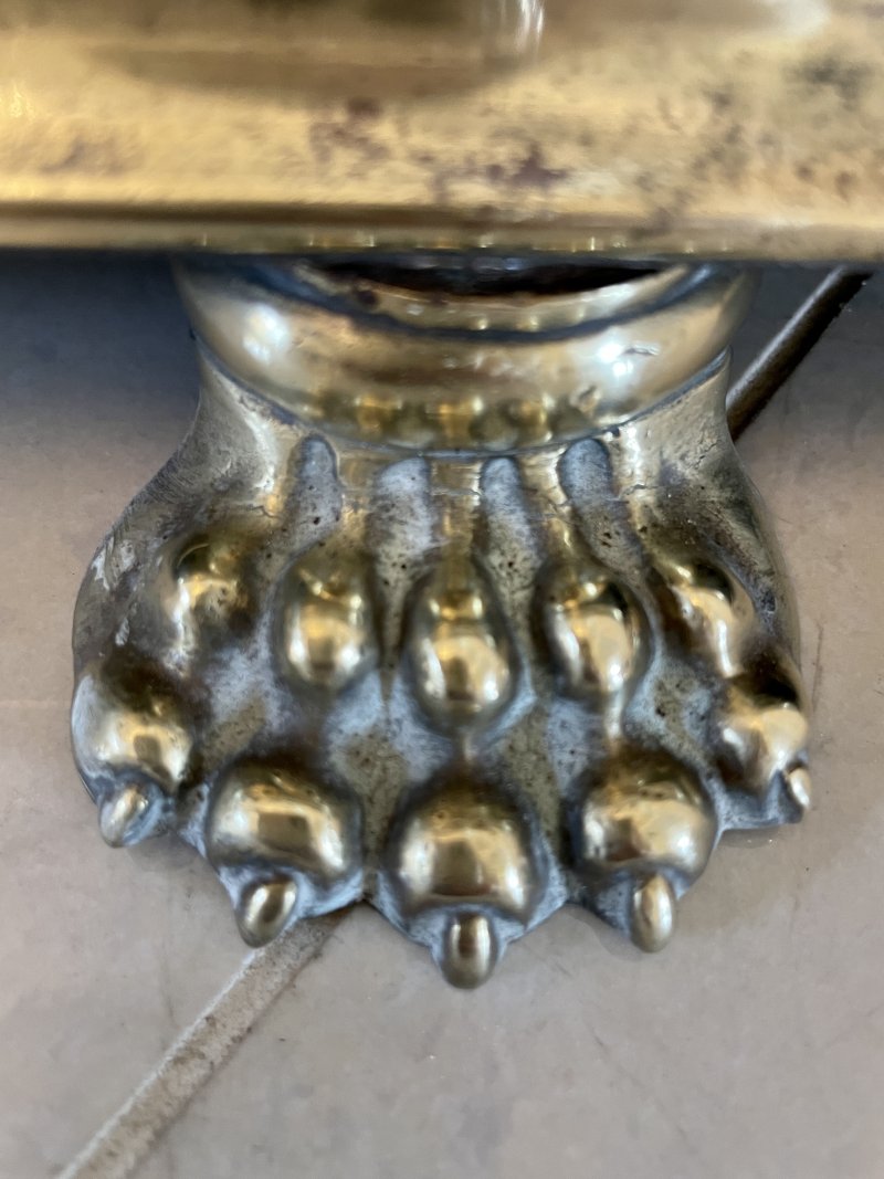 Antique George III Quality Brass and Iron Fender - Image 6